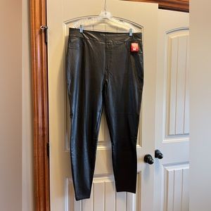 NWT SPANX LEATHER LIKE SKINNY TALL